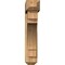 Ekena Millwork Merced Craftsman Rough Sawn Bracket w/ Offset Brace, Western Red Cedar, 8"W x 40"D x 40"H BKT0806X40X40MRC04RWR - alternate 3